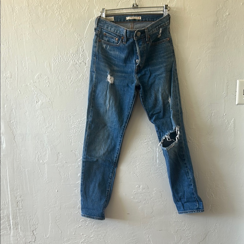 Levi's Blue Straight Leg Women's Jeans